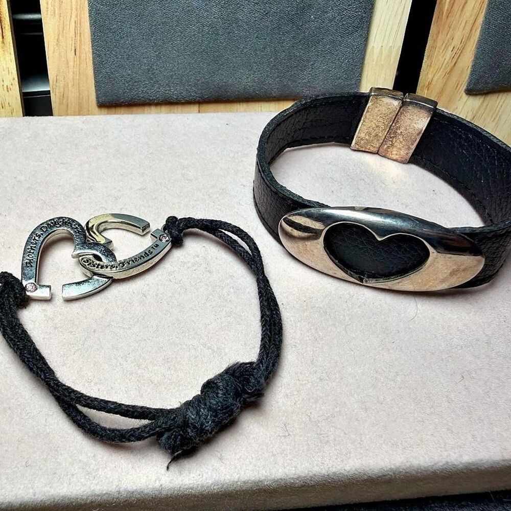 Women's Black and Silver Jewelry
